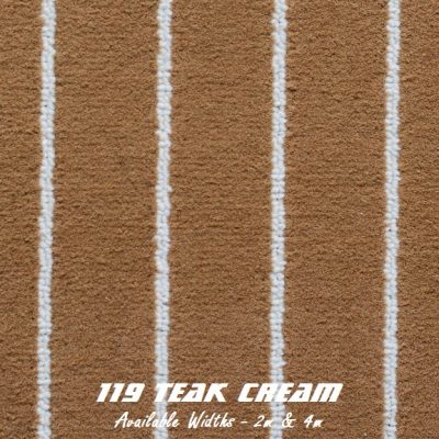 Marine Carpet TEAK CREAM - 2 Meter Wide