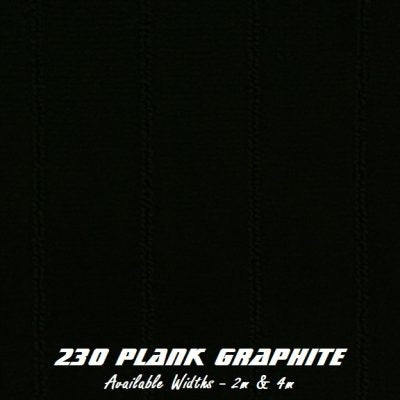 Marine Carpet PLANK GRAPHITE - 2 Meter Wide